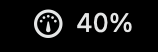 Brim gauge in the macOS menu bar showing 23%